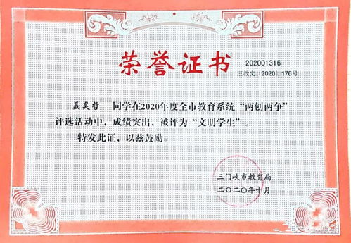 三門峽市二中師生在全市教育系統(tǒng)“兩創(chuàng)兩爭”評(píng)選中斬獲佳績